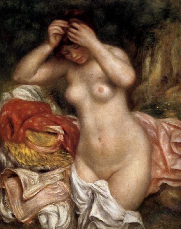  Bather Arranging Her Hair